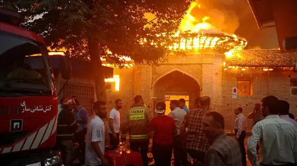 آواربرداری مسجد جامع ساری آغاز شد