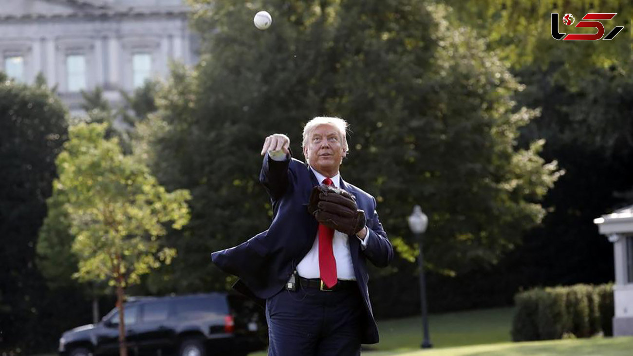 جولان ورزشی ترامپ در کاخ سفید + عکس