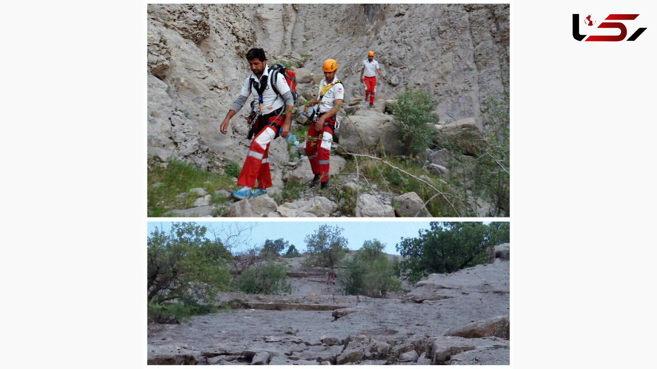 نجات کوهنورد گرفتار در ارتفاعات بدره ایلام +عکس