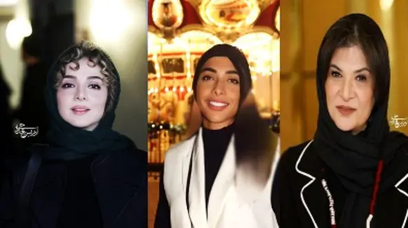 عکس‌ فیکِ همای پایتخت در تولد محسن ابراهیم‌زاده، گریم المیرا دهقانی ثریای جان سخت در یک تئاتر، احلام سریال غربت و ...