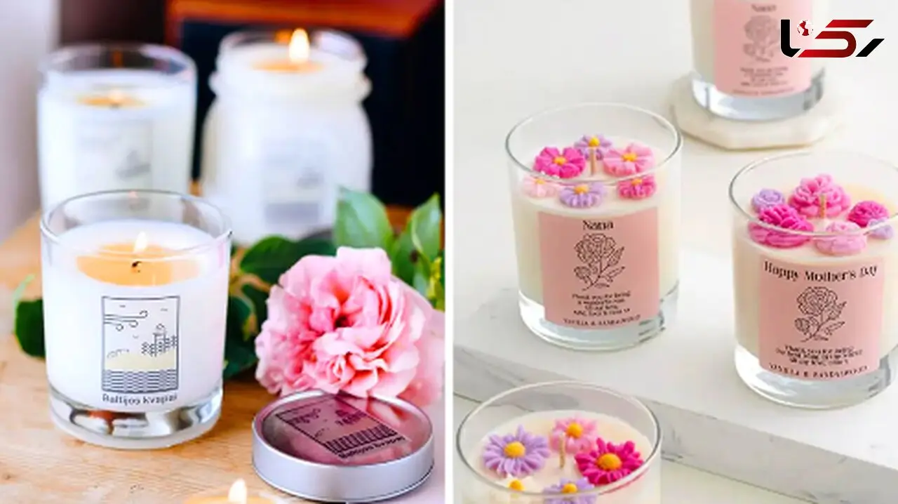 بهترین مدل‌ های شمع شیشه‌ ای معطر؛ آرامش و رایحه‌ ای دلنشین در خانه!