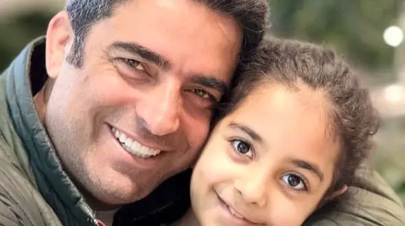 جادوی چالش جدید به قاب چهره منوچهر هادی و دخترش نشست!