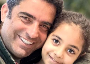 جادوی چالش جدید به قاب چهره منوچهر هادی و دخترش نشست!