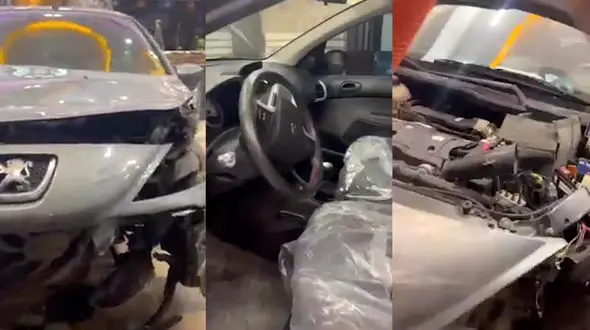 فیلم شاهکار جدید ایران خودرو/ ماشین میلیاردی بدون ایربگ