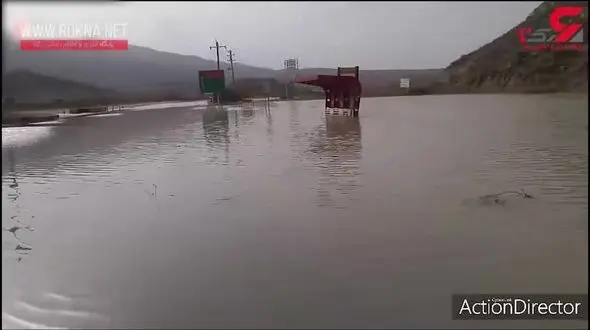 طغیان رودخانه‌ها در «جم» + فیلم 