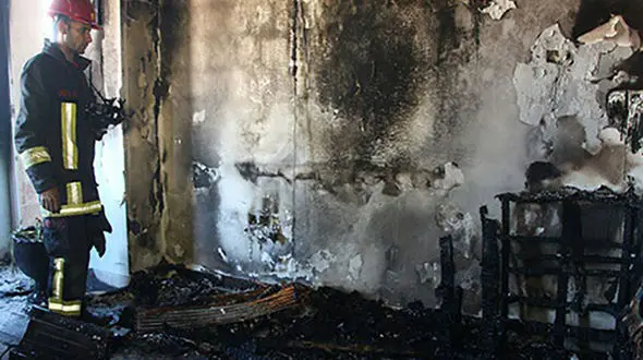 آتش سوزی عمدی خانه مهار شد / در بندرعباس رخ داد