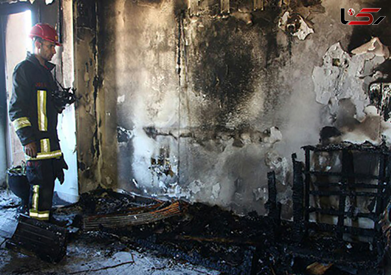 سوختن پیرزن جاجرمی در آتش خانه اش