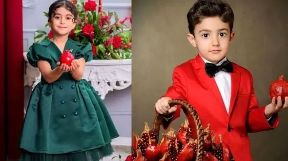 خرید لباس یلدای کودک دخترانه و پسرانه / شیک‌ ترین مدل‌ های یلدایی