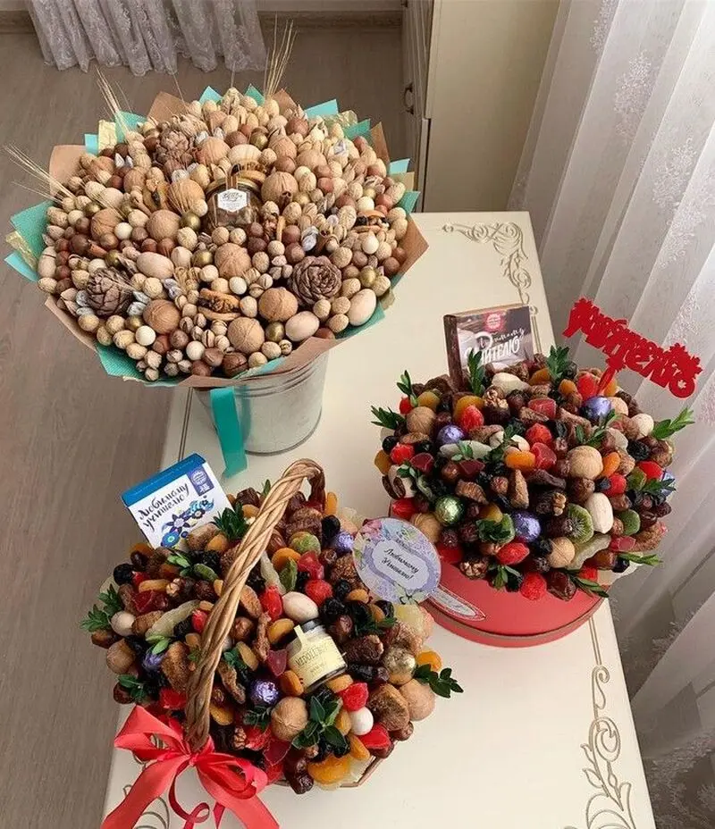 تزیین آجیل، میوه خشک و خشکبار عروس برای نوروز 1405