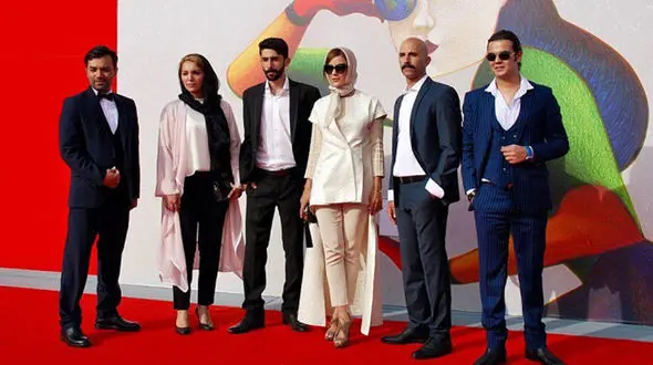 عوامل فیلم «پاگرد» روی فرش قرمز ونیز