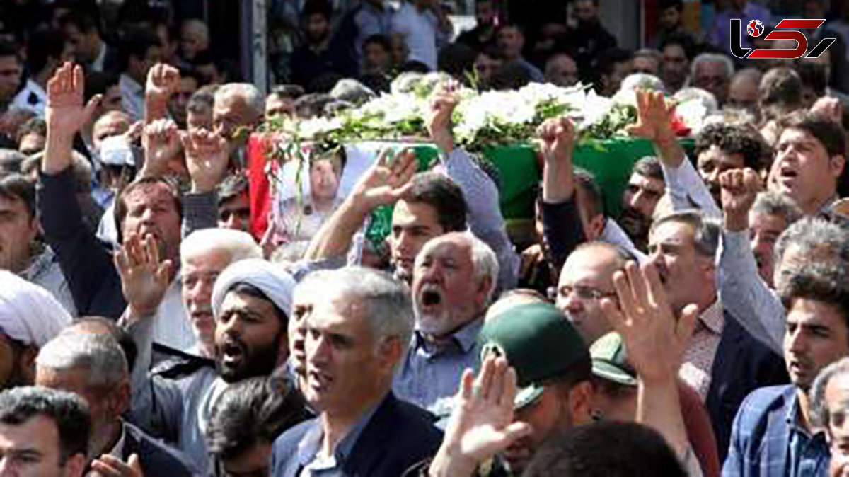  وداع با مرزبانان شهید هنگ مرزی ارومیه در بناب و ملکان