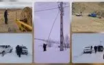 روایت مردانی که از دل برف و کولاک برق را به خانه های مردم رساندند/ ۶ روستای اردبیل 48 ساعت بی آب و برق زیر برف مدفون بودند + عکس و فیلم