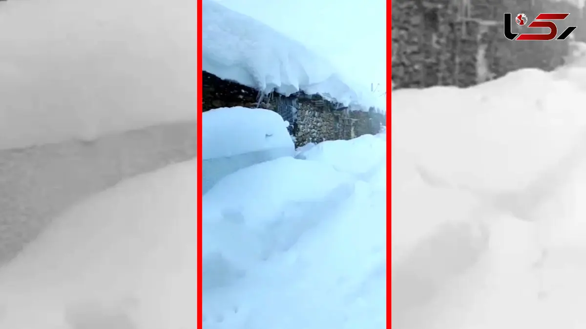 فیلم مناظر زمستانی روستای جانداران