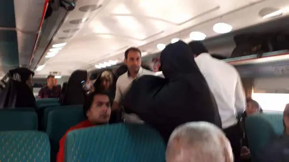 اتفاقی عجیب در قطار تهران - مشهد + عکس های باورنکردنی 