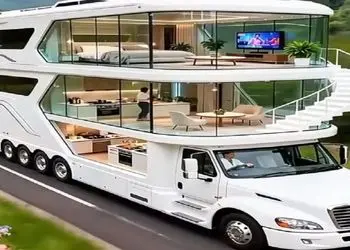 فیلم معماری خلاقانه /  کمپر سه طبقه ساختن فول امکانات باهاش دور دنیا رو میچرخن 