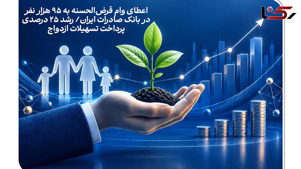 اعطای وام قرض‌الحسنه به 95 هزار نفر در بانک صادرات ایران/ رشد 25 درصدی پرداخت تسهیلات ازدواج