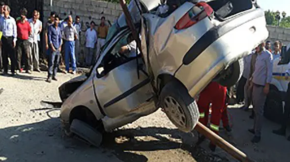 حادثه رانندگی در جاده امامزاده ارومیه