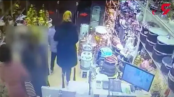 فیلم لحظه دزدی های مادربزرگ ، نوه و دخترانش / در گلپایگان 