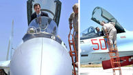بشار اسد سوار بر هواپیمای نظامی + تصاویر