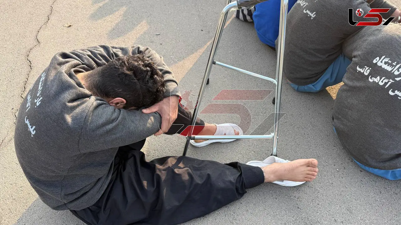 این دزد به روی پلیس چاقو کشید / جزییات زمین گیر شدن او را ببینید 