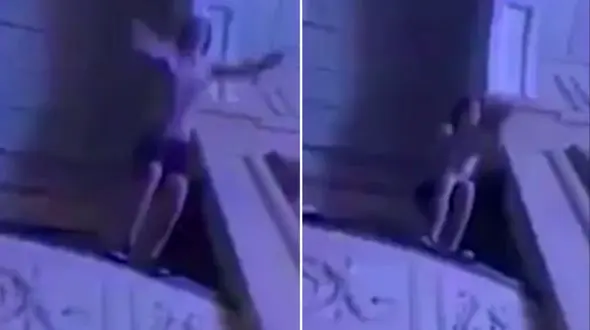 پرش مرگبار مرد جوان از بالکن هنگام اجرای کنسرت زنده! + فیلم