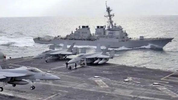 ائتلاف دریایی آمریکا در خلیج فارس آغاز به کار کرد