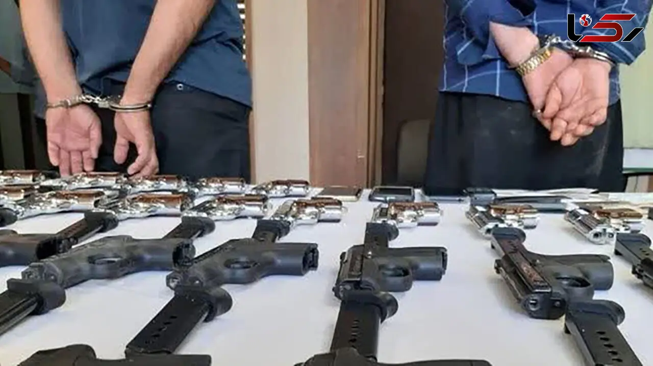 یک باند قاچاق سلاح در کرمانشاه دستگیر شد