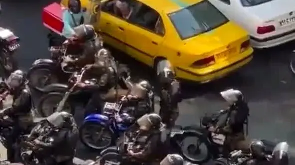 ببینید / فیلم اصلی پخش شده بی بی سی از بازداشت جنجالی یک زن در تهران + واکنش های توئیتری و پلیس