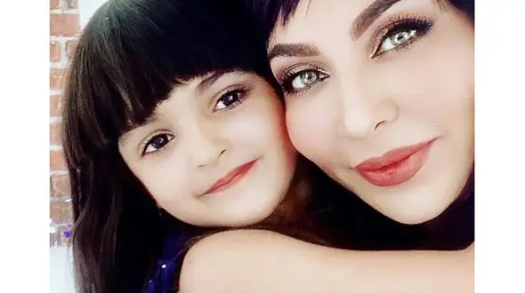 دختر نمکین فقیهه سلطانی ! + فیلم خانم بازیگر و دخترش !