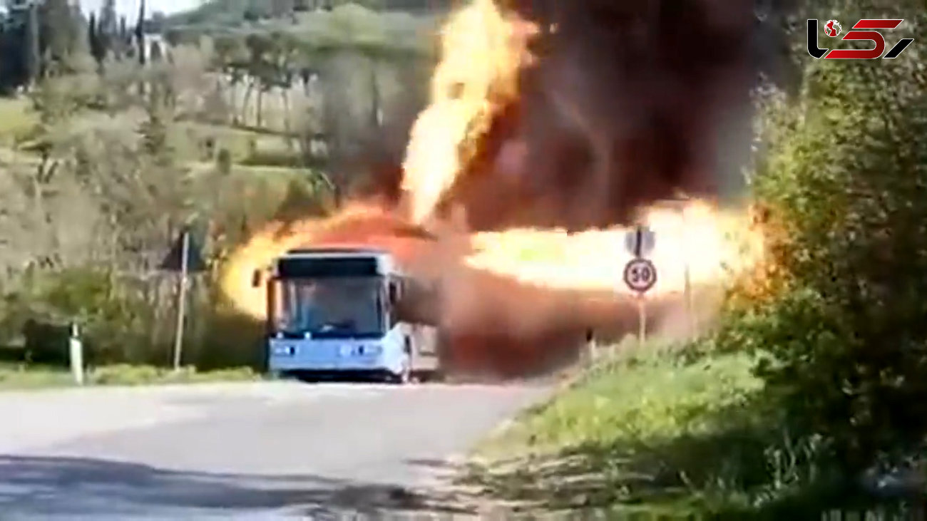 از  اتوبوس آتشین تا انفجار سیستم صوتی خودرو در خیابان + 10 فیلم 