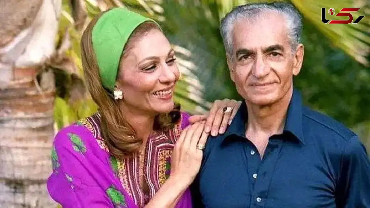 عکس سفر در زمان /  گریه محمدرضا پهلوی بعد از دنیا اومدن بچه اش کنار فرح دیبا