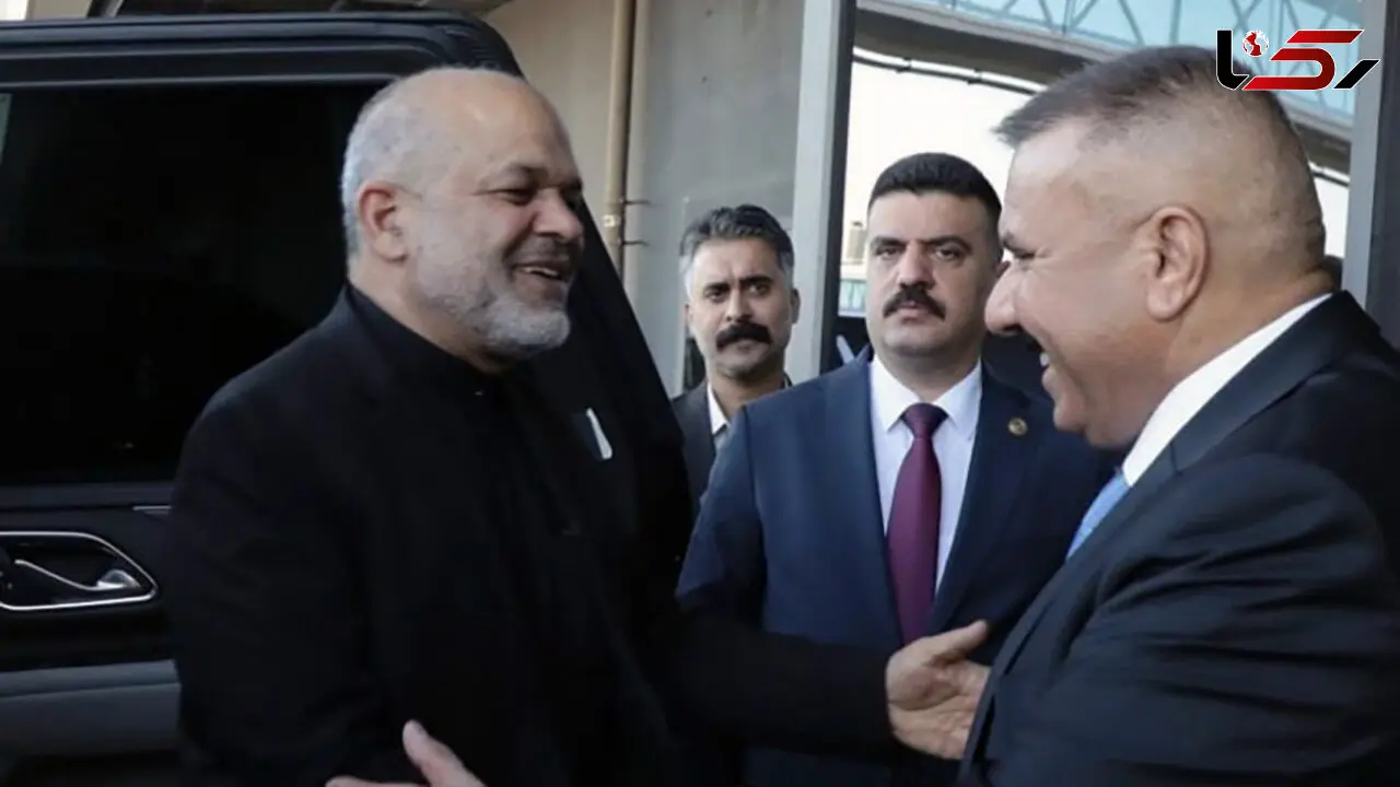 وزیر کشور برای شرکت در دومین کنفرانس منطقه ای وارد بغداد شد