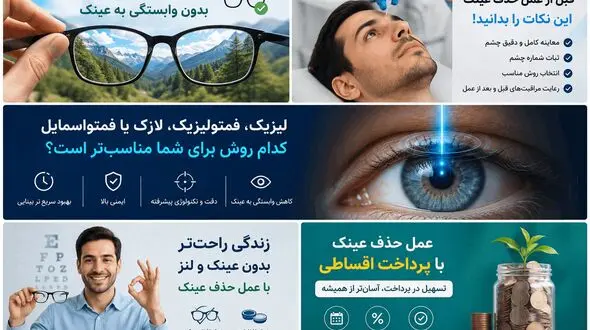 آیا عمل حذف عینک برگشت دارد؟ بعد از لیزیک دوباره عینکی می‌شویم؟