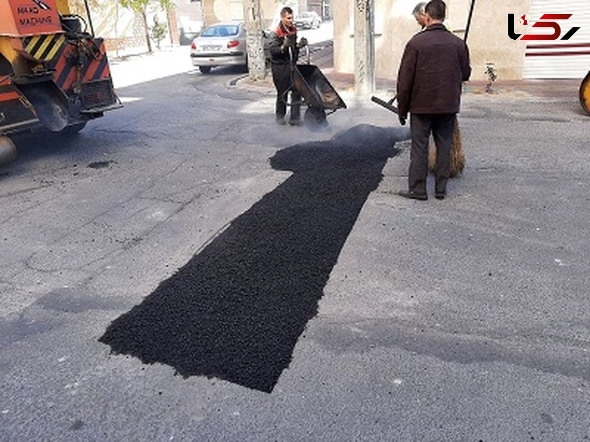 لکه‌گیری بیش از 5 هزار مترمربع از معابر ناحیه آزادگان
