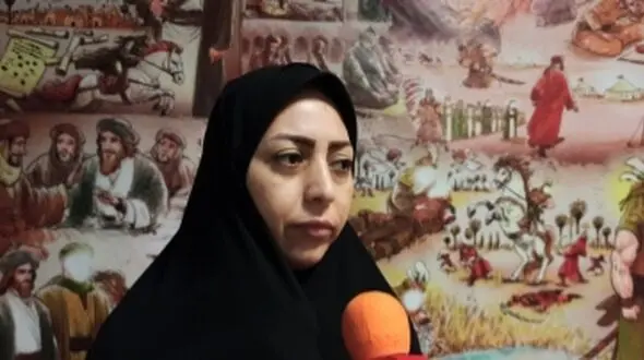 پرده خوانی برای کودکان زائر در مهران / عاشورا به زبان کودکانه روایت می شود