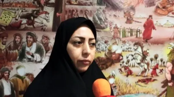 پرده خوانی برای کودکان زائر در مهران / عاشورا به زبان کودکانه روایت می شود