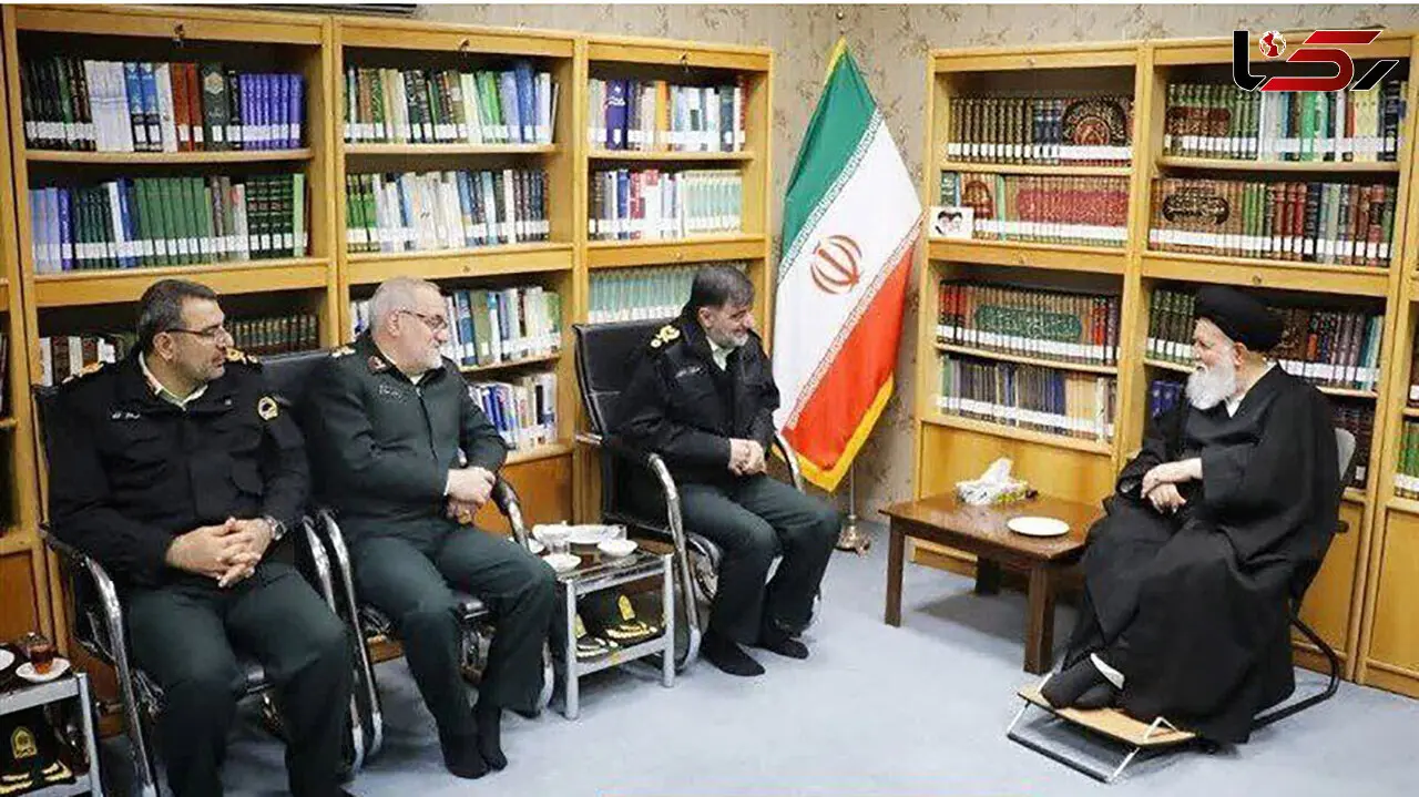 دیدار سردار رادان با امام جمعه مشهد