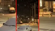فیلم بارش برف در شمشک تهران