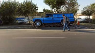 اولین فیلم از تصادف هولناک نیسان با پراید در جاده مخصوص کرج / ببینید