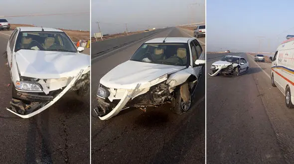 تصادف تریلی با پرشیا در اتوبان "تبریز – زنجان " / راننده پرشیا در دم جان باخت