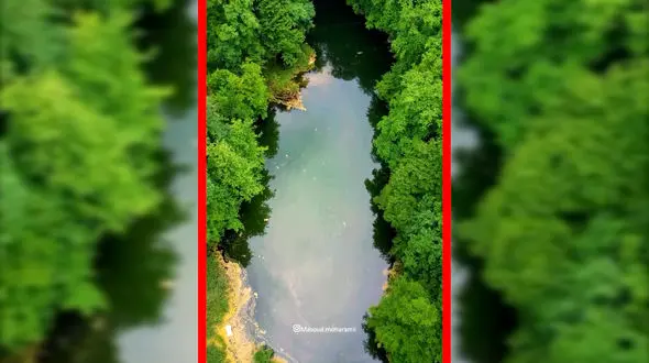 فیلم طبیعت بکر و آرامش بخش دریاچه پنهان فراخین