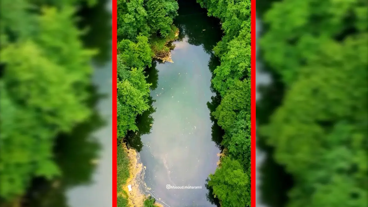 فیلم طبیعت بکر و آرامش بخش دریاچه پنهان فراخین