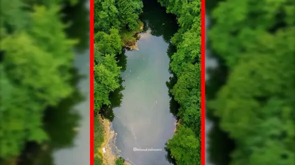 فیلم طبیعت بکر و آرامش بخش دریاچه پنهان فراخین