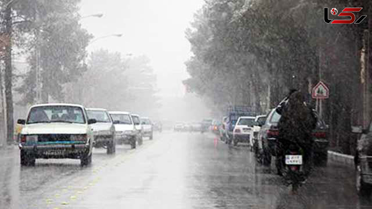 بارش برف، باران و مه‌گرفتگی در محورهای ۳ استان