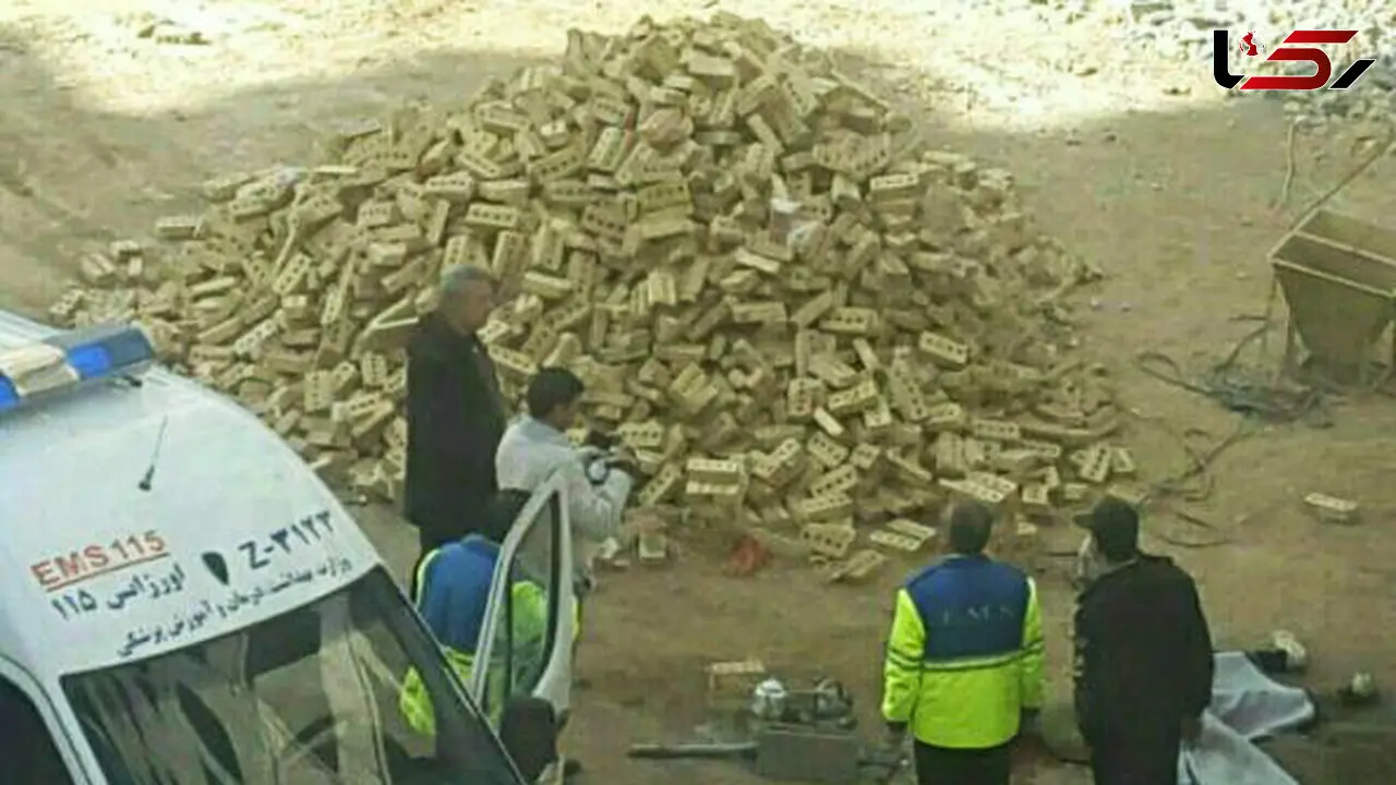 فوت یک کارگر ساختمانی بر اثر سقوط بالابر در شهرستان مرند+عکس