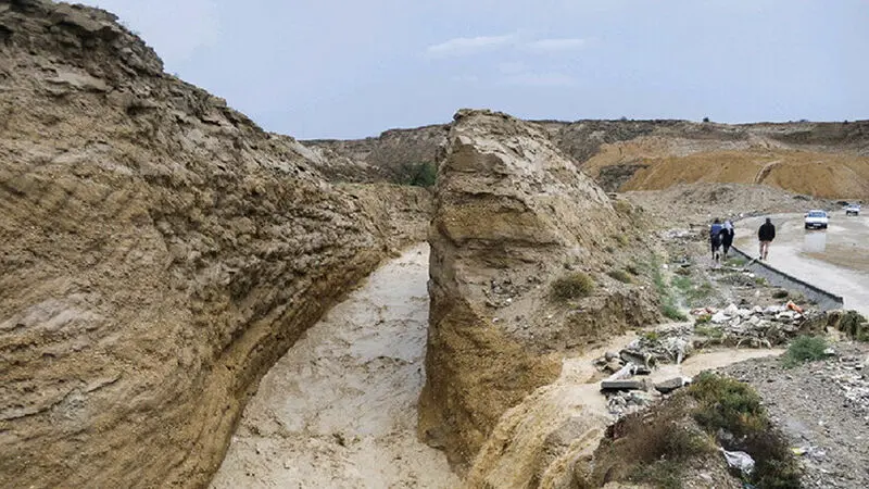 سیل و آبگرفتگی در هرمزگان و جزیره قشم