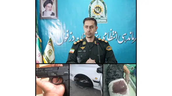 زمین گیر شدن سارقان مسلح احشام توسط پلیس دزفول