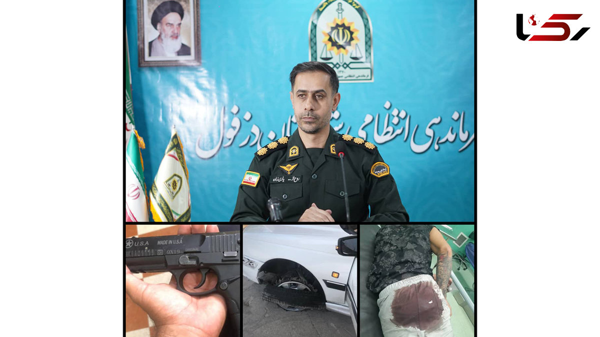 زمین گیر شدن سارقان مسلح احشام توسط پلیس دزفول