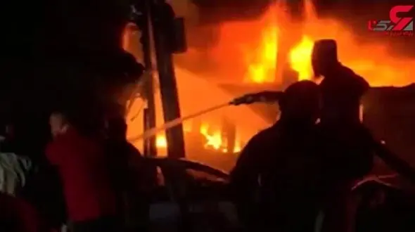 لحظه جان دادن 45 نفر در میان شعله های آتش + فیلم