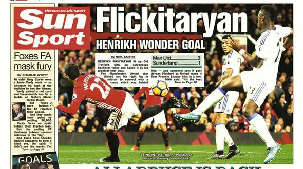 جادوی میخیتاریان برای شیاطین سرخ / باز هم پای بیگ سم به اتحادیه فوتبال انگلیس باز شد 